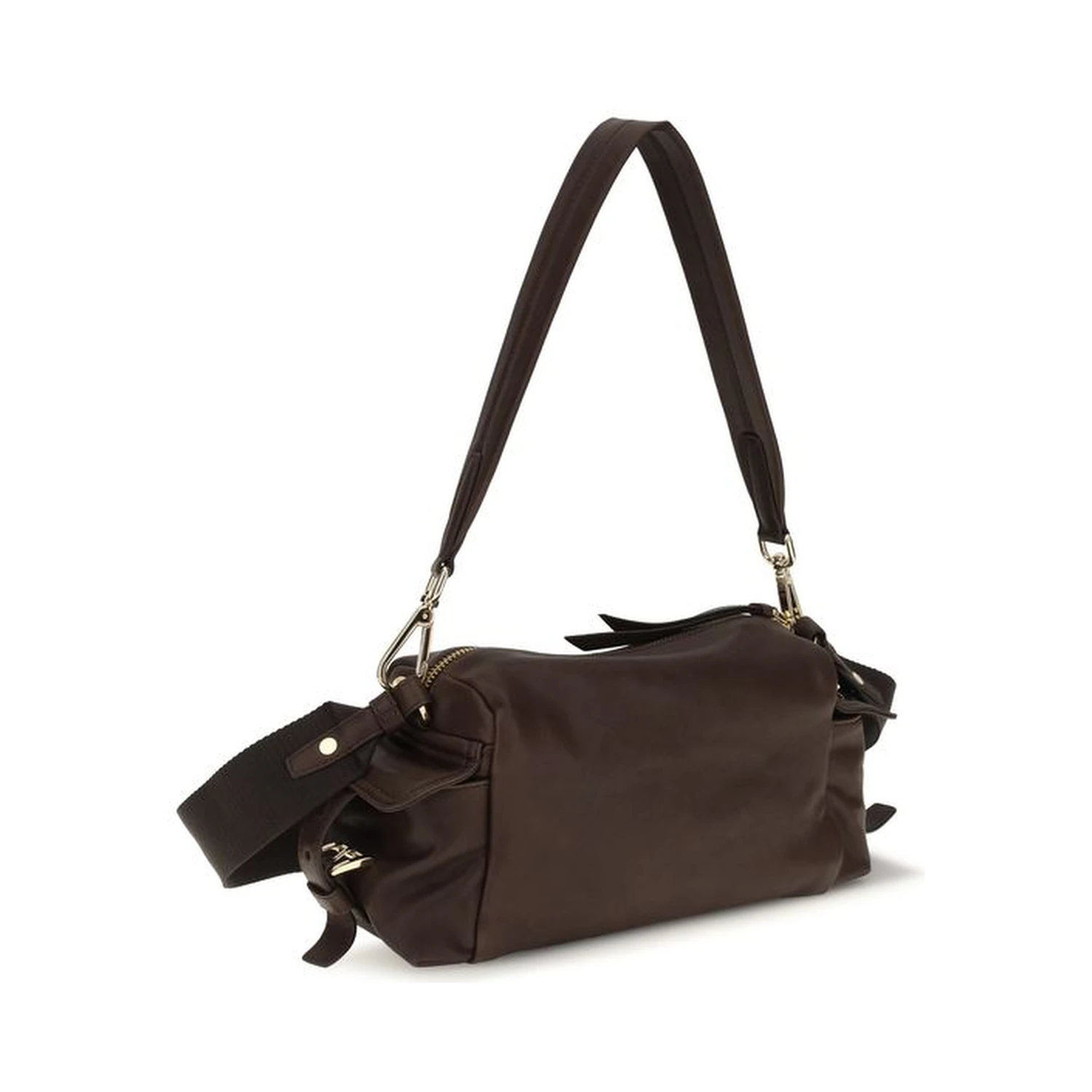 Brown Napa Leather / Calf Bos Taurus Shoulder Bag