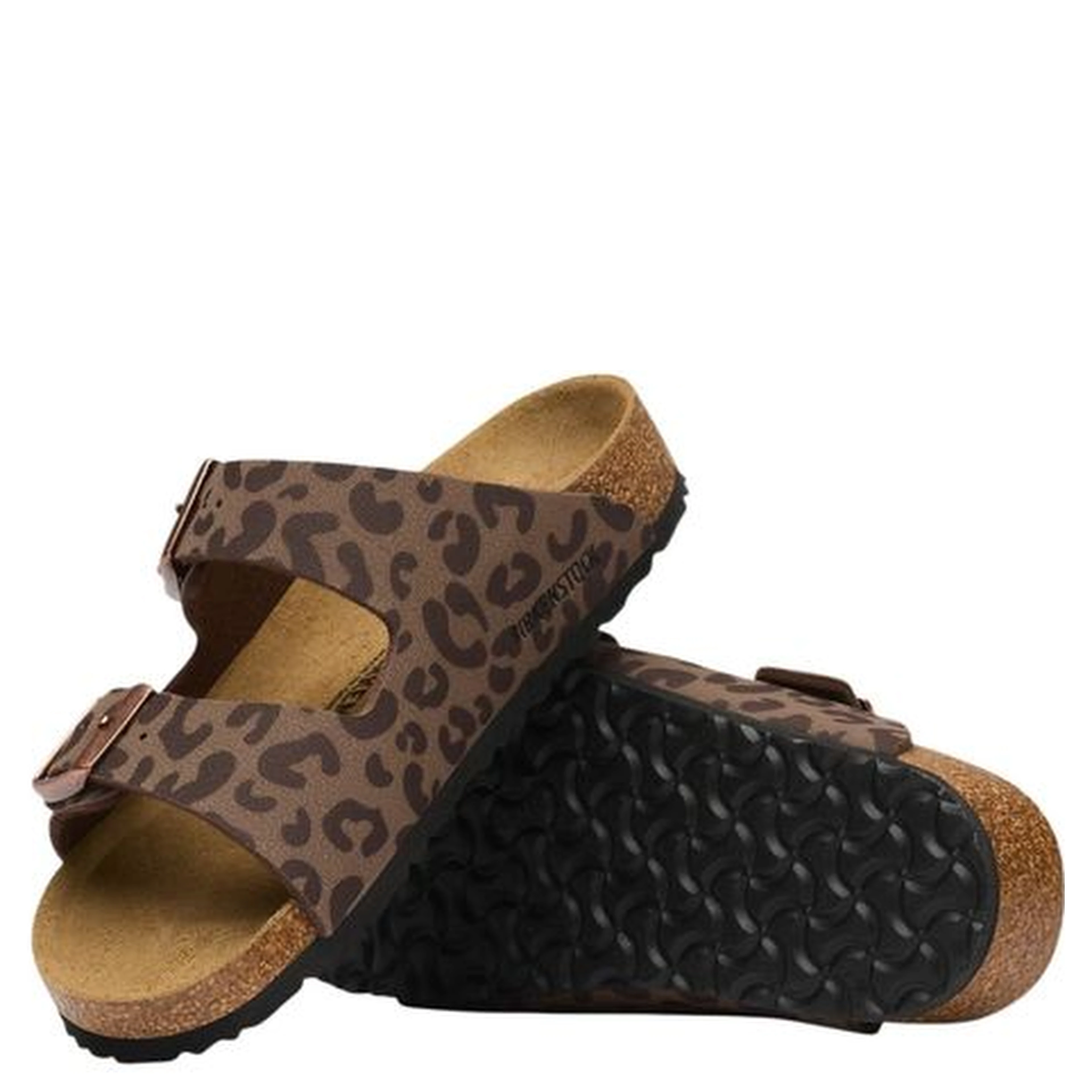 Brown Synthetic Flat Sandals
