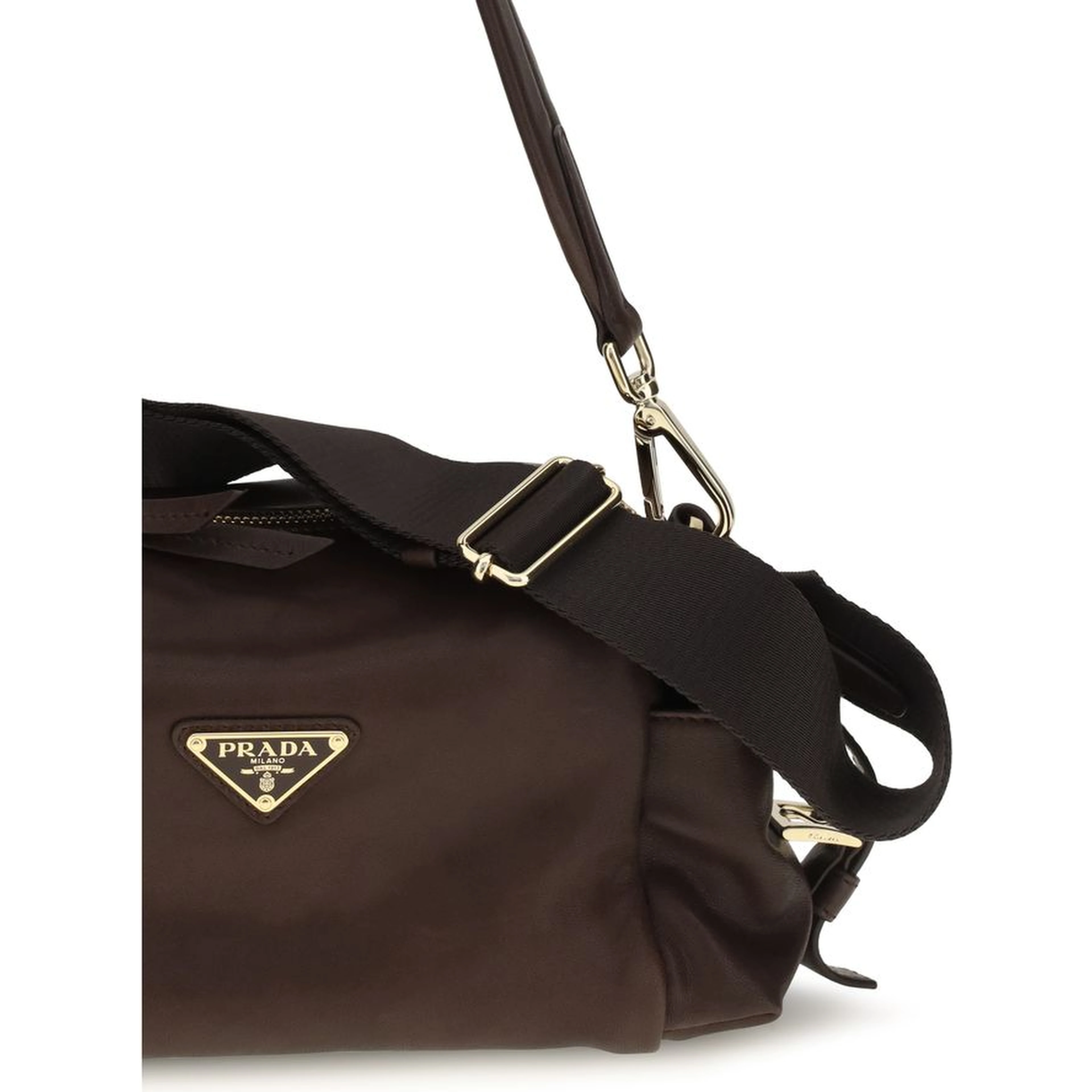 Brown Napa Leather / Calf Bos Taurus Shoulder Bag