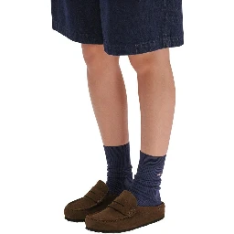 Brown Suede Leather Moccassin