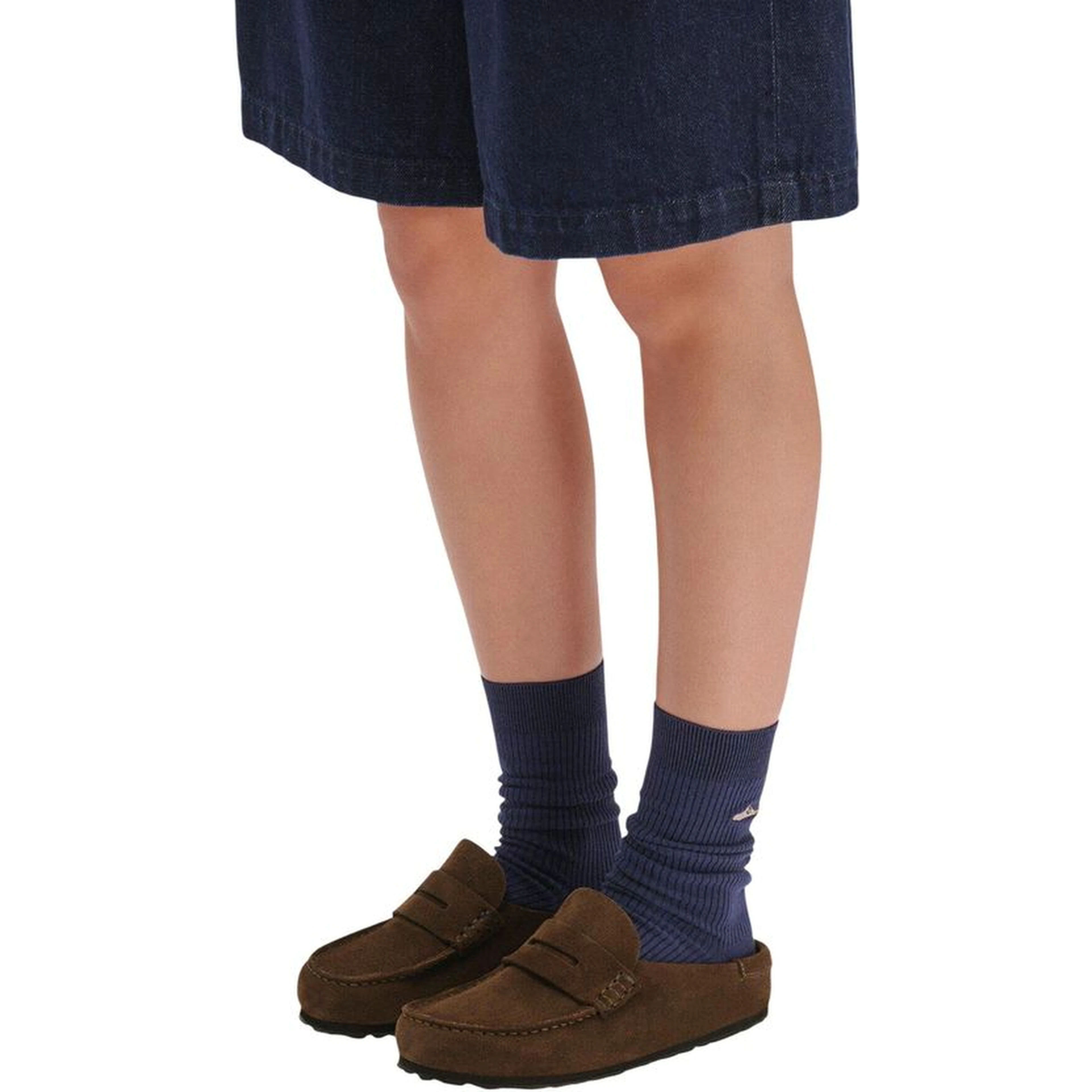 Brown Suede Leather Moccassin