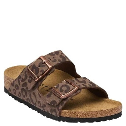 Brown Synthetic Flat Sandals
