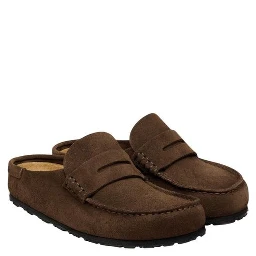 Brown Suede Leather Moccassin