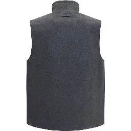 Gray Wool Oves Aries Sleeveless Jacket
