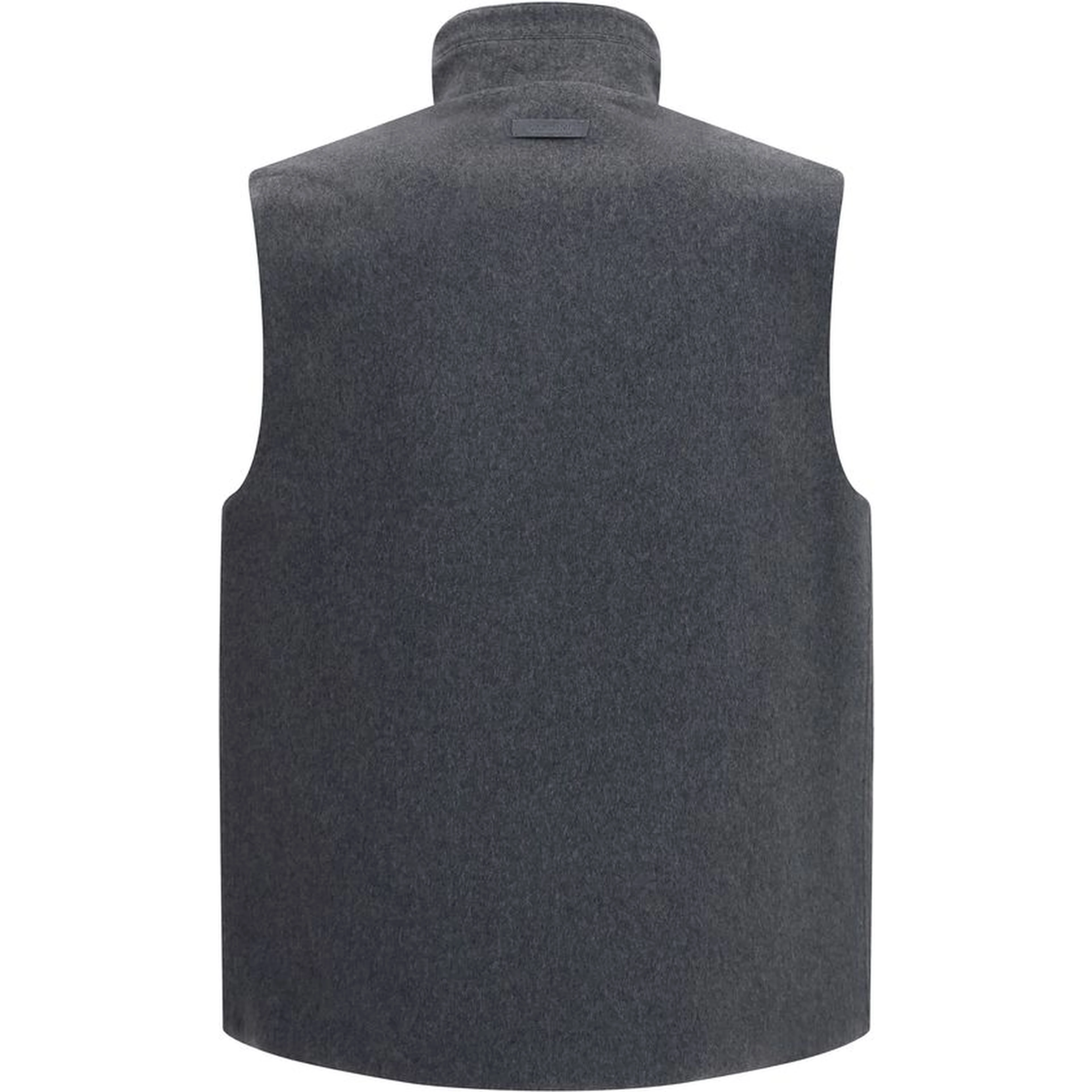Gray Wool Oves Aries Sleeveless Jacket