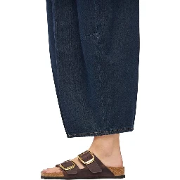 Brown Leather Flat Sandals