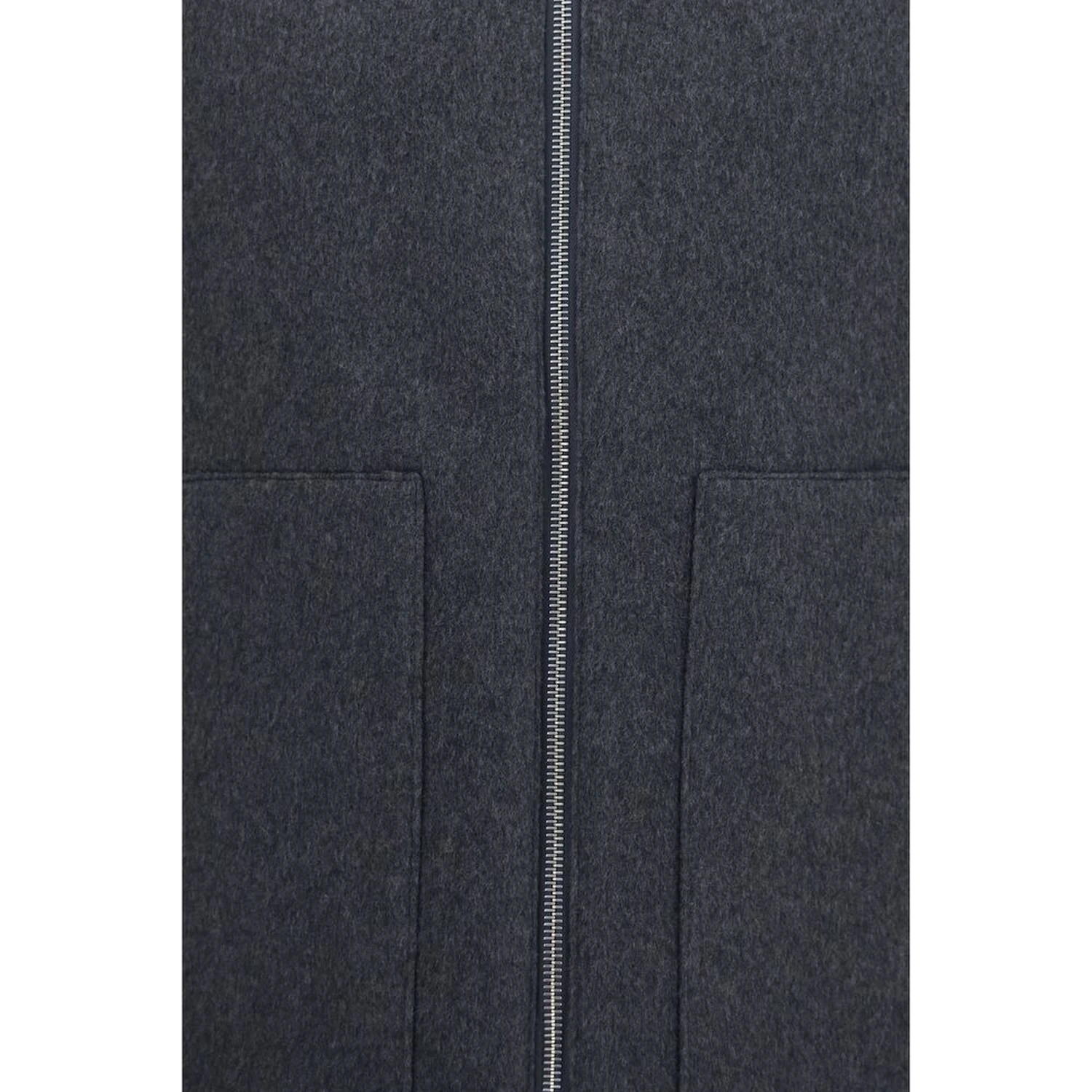 Gray Wool Oves Aries Sleeveless Jacket