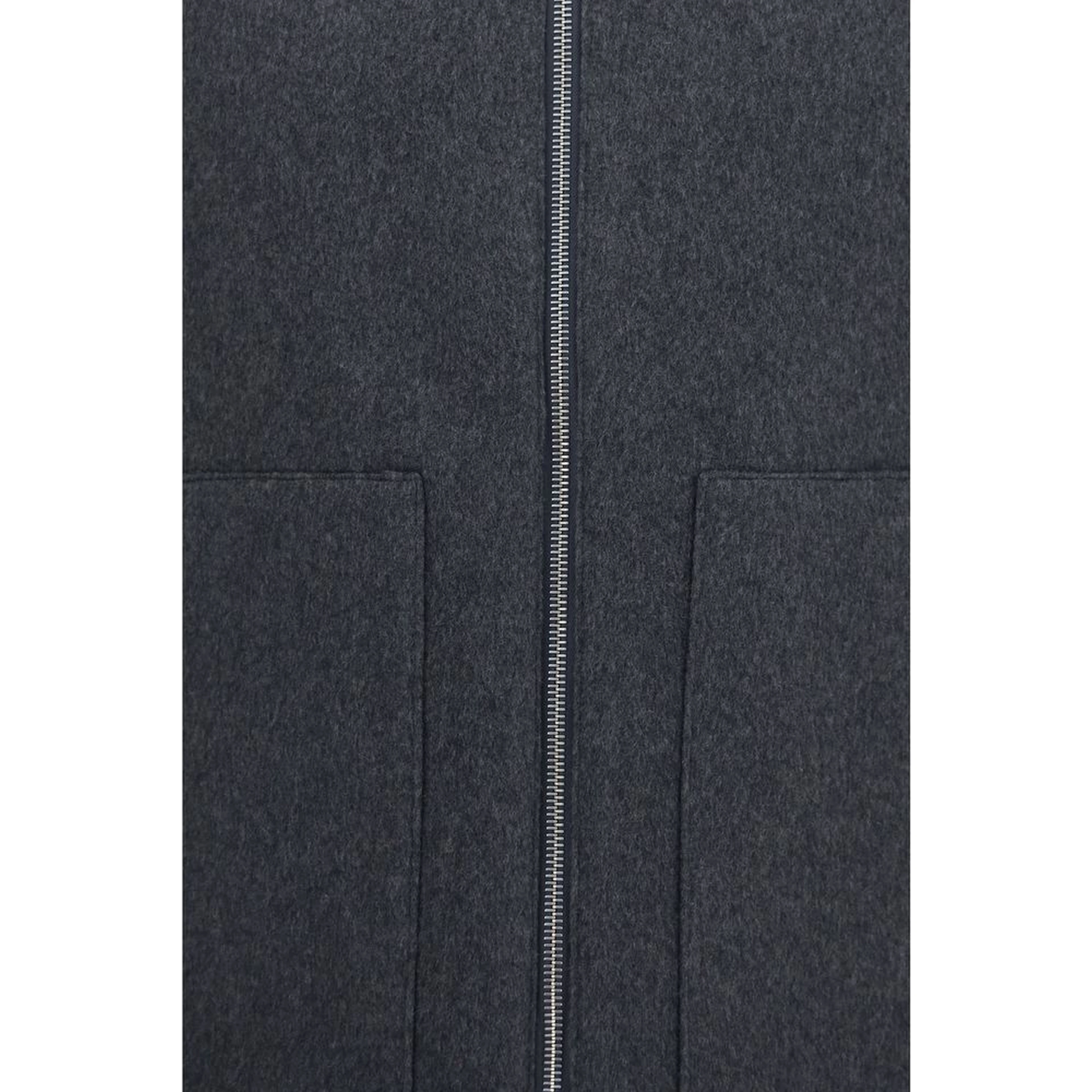 Gray Wool Oves Aries Sleeveless Jacket