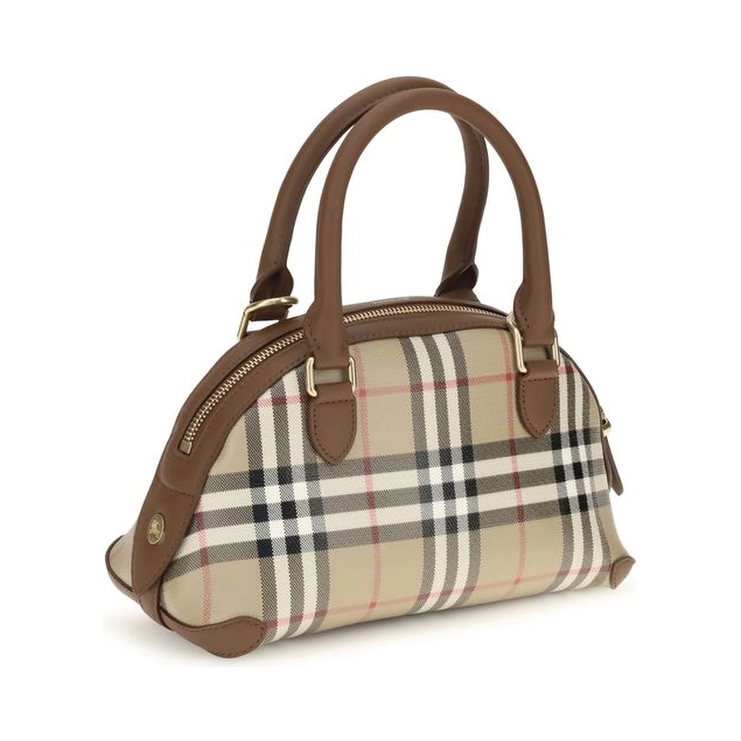 Beige Canvas Handbag