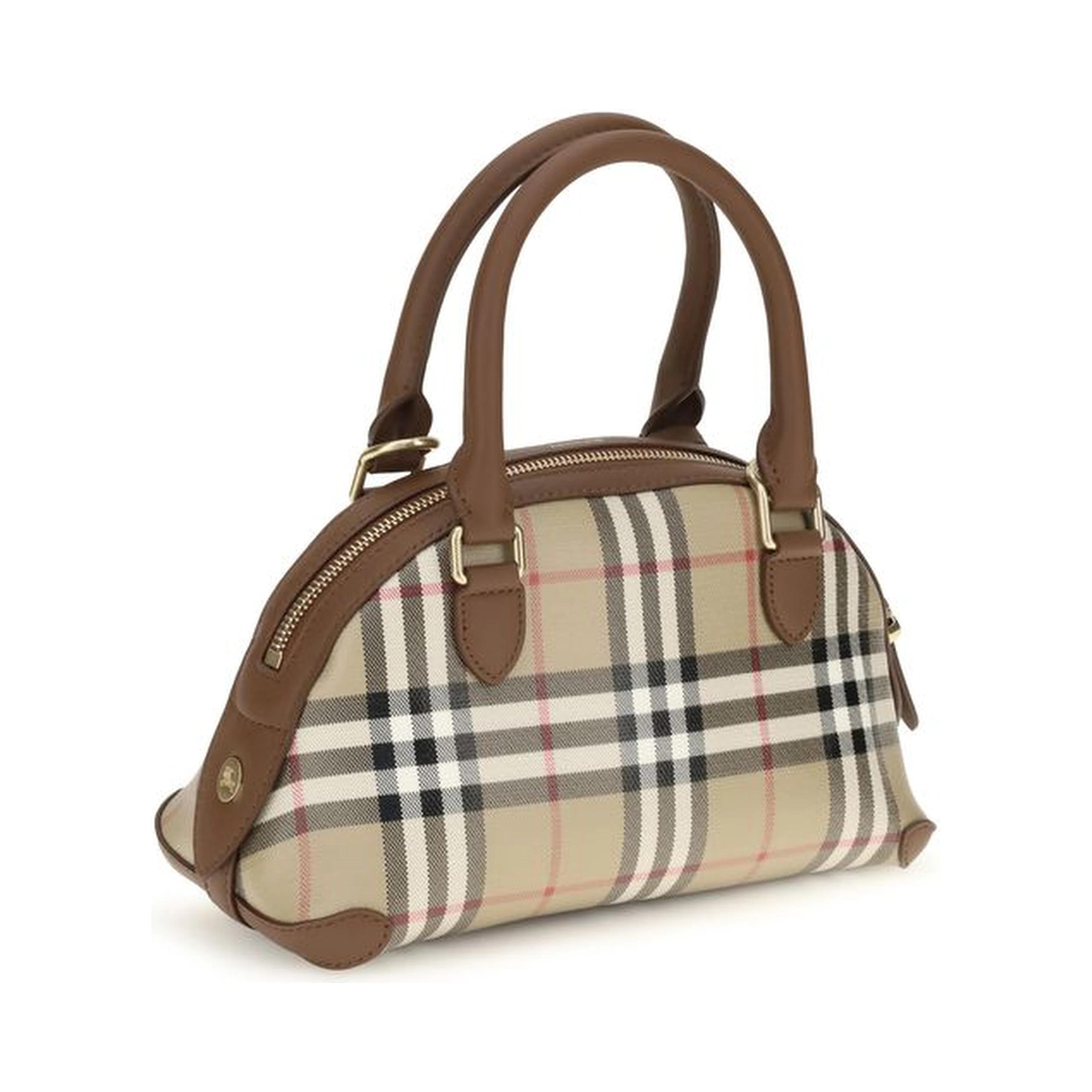 Beige Canvas Handbag