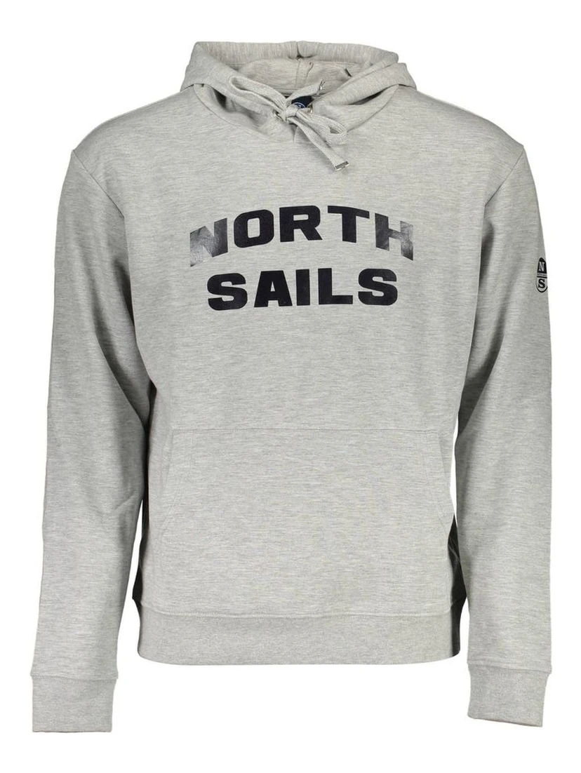 Grigio Cotton Men Sweatshirt