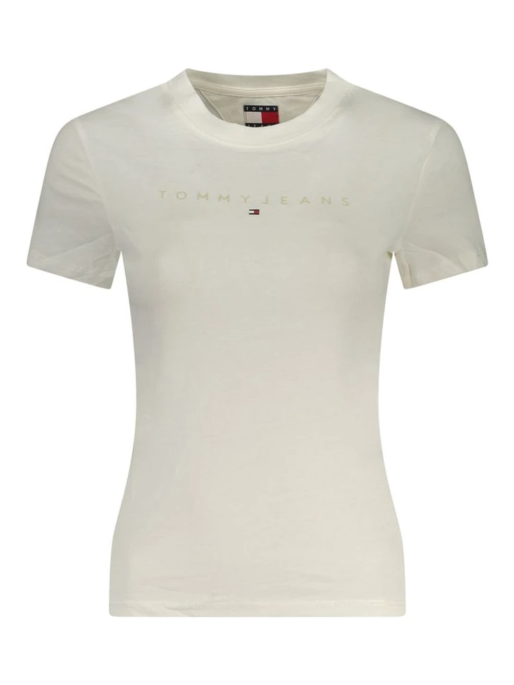 White Cotton Women's T-Shirt