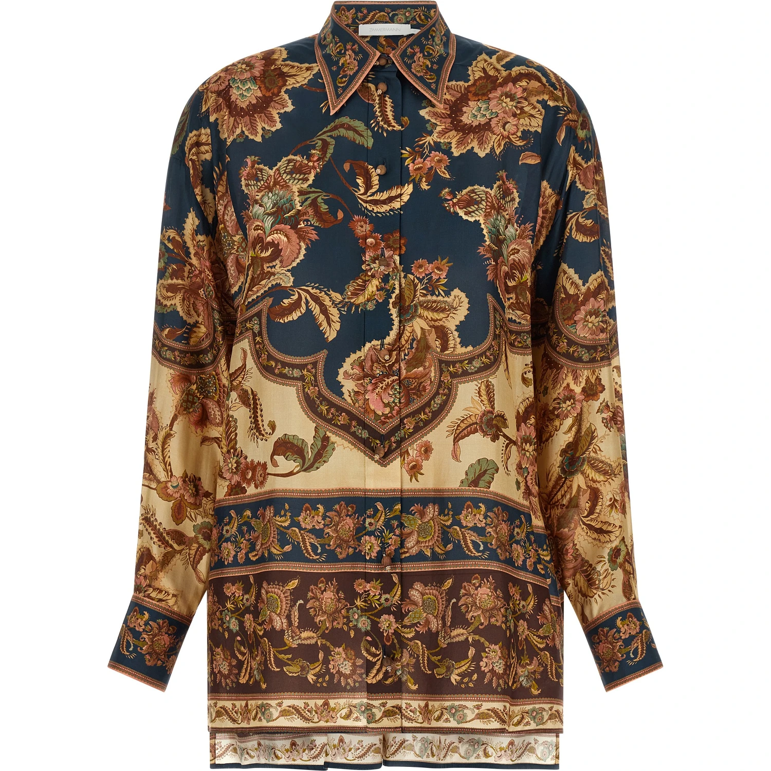 Multicolor Silk Blouse