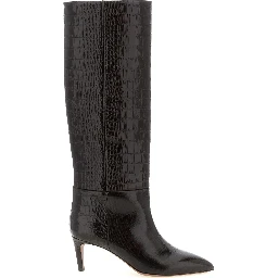 Brown Calfskin Over The Knee