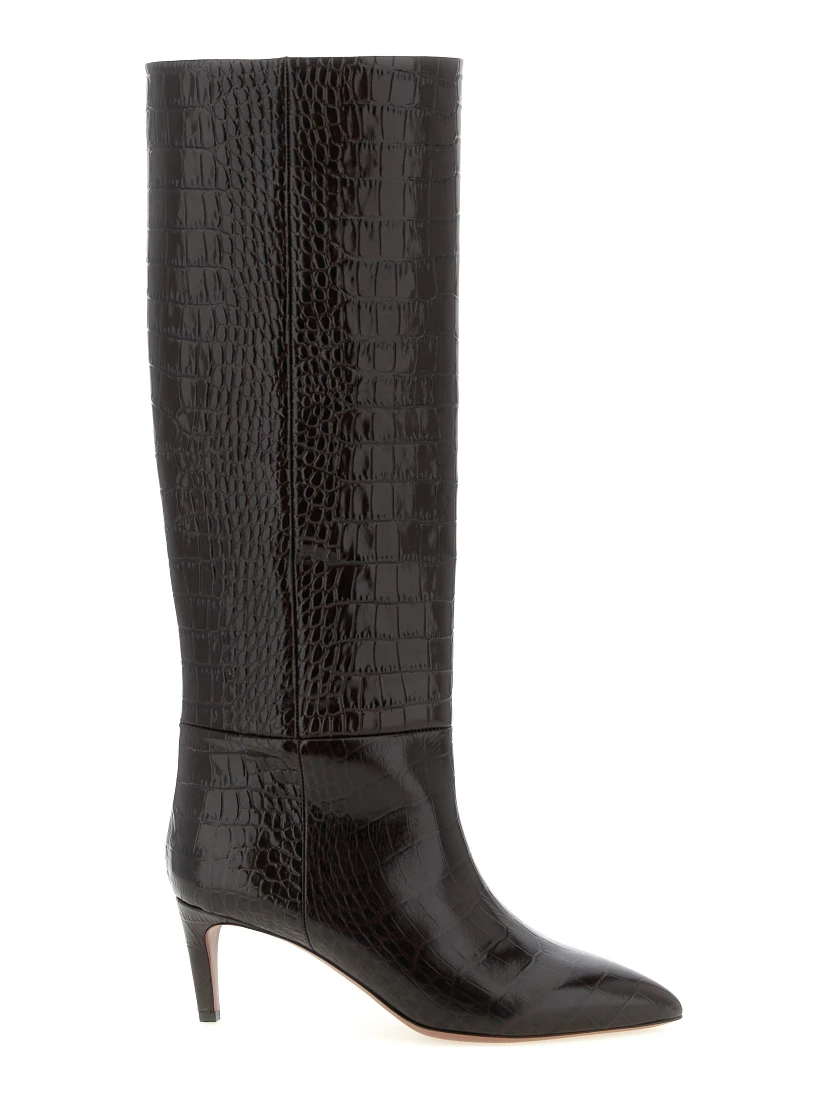Brown Calfskin Over The Knee