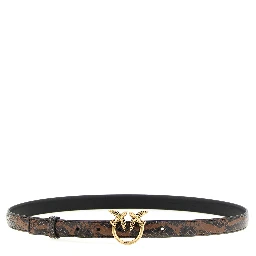 Brown Calfskin Thin Belt