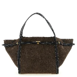 Brown Calfskin Tote Bag