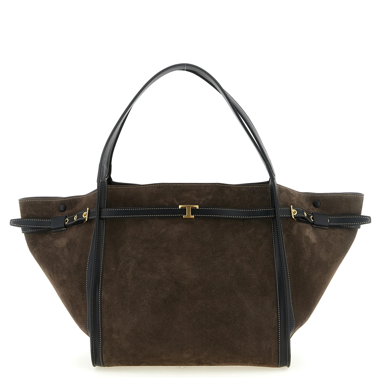 Brown Calfskin Tote Bag