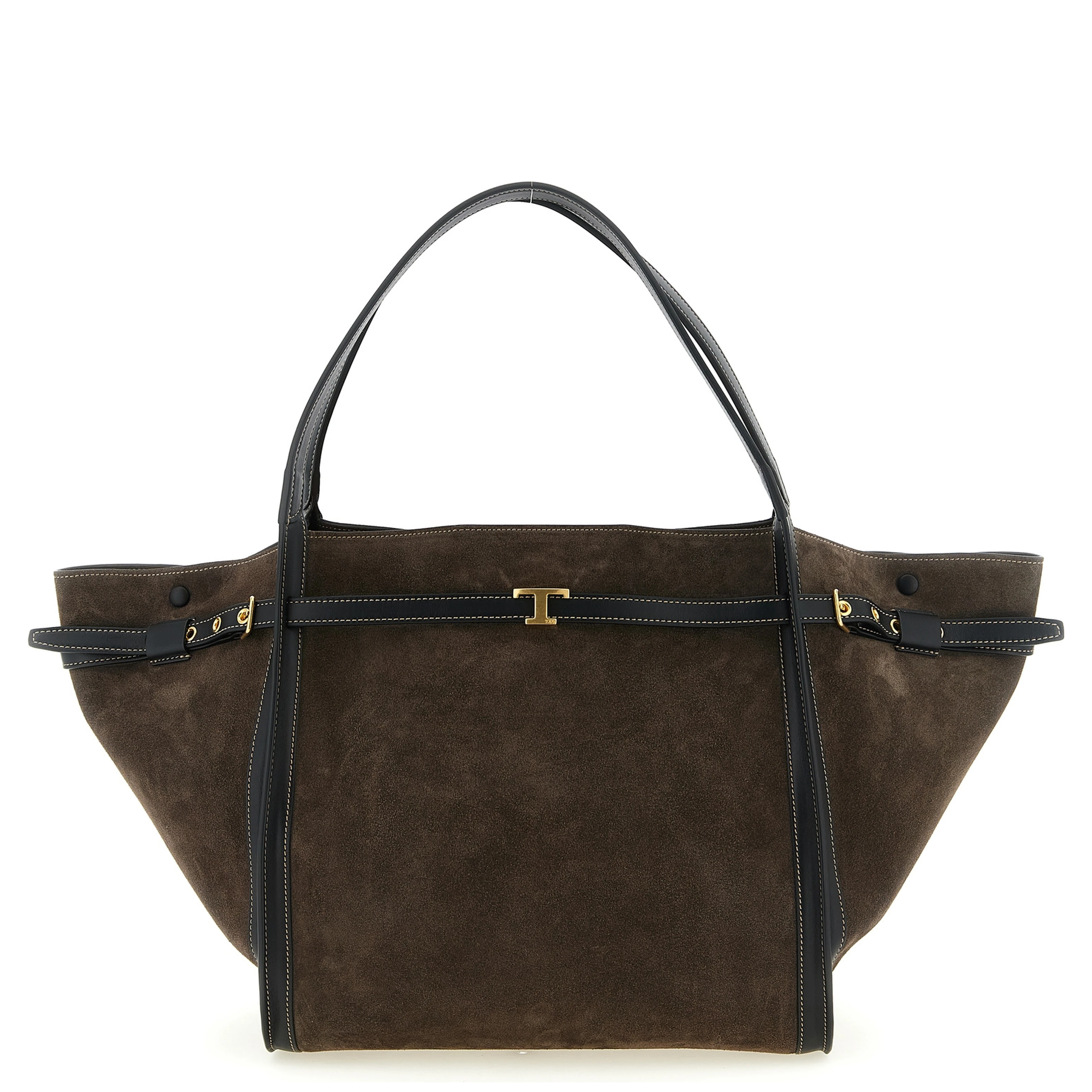 Brown Calfskin Tote Bag