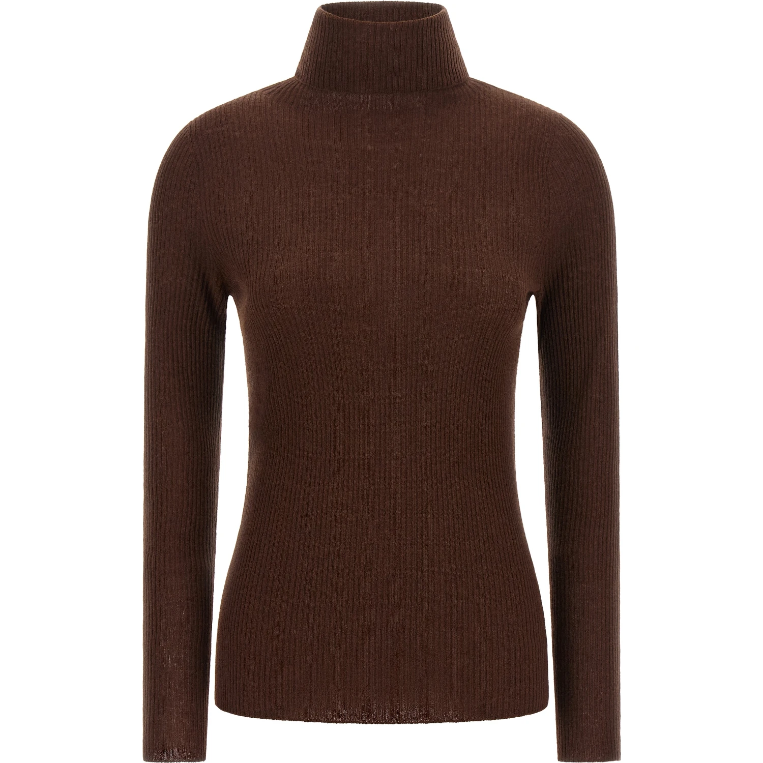 Brown Virgin Wool Cardigan