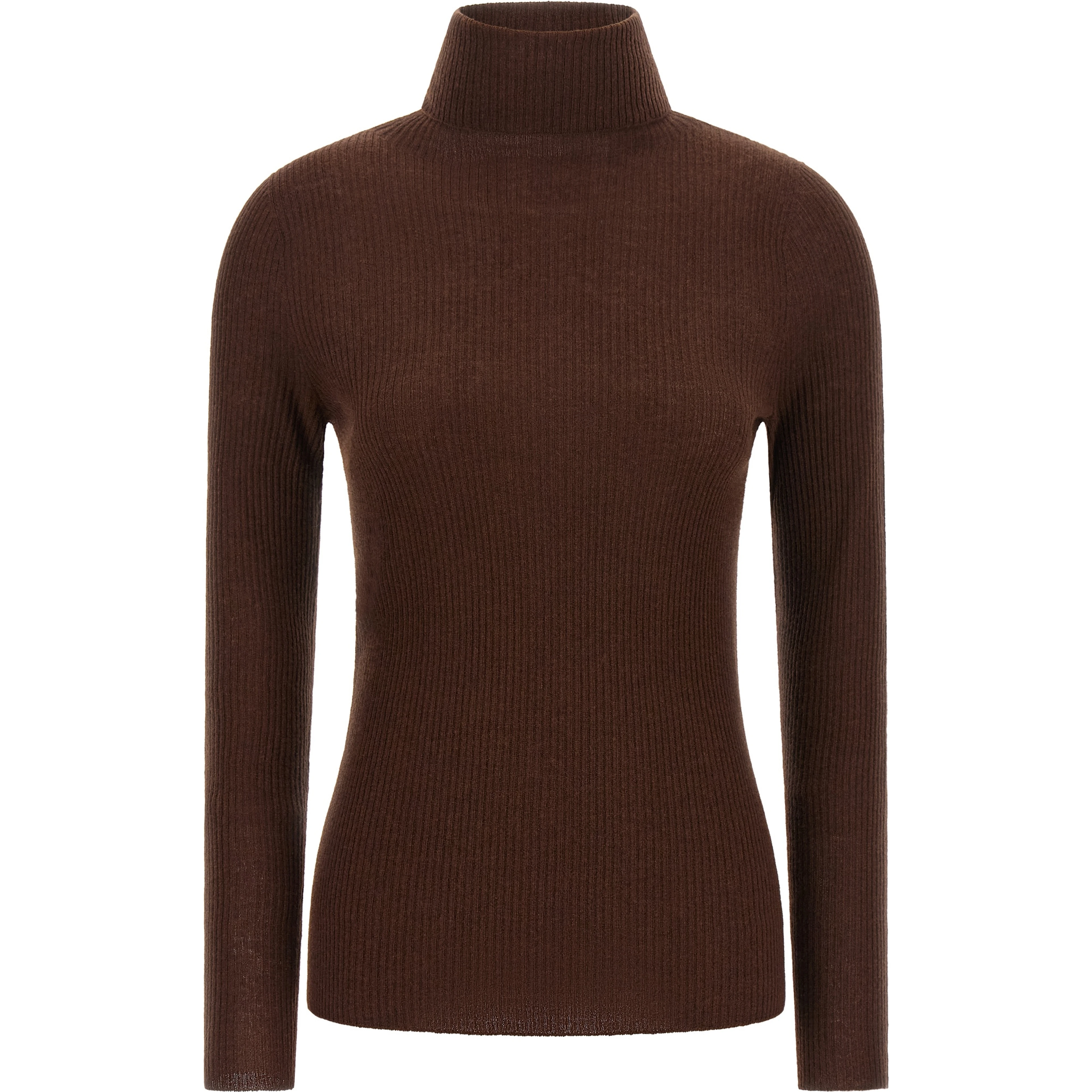 Brown Virgin Wool Cardigan