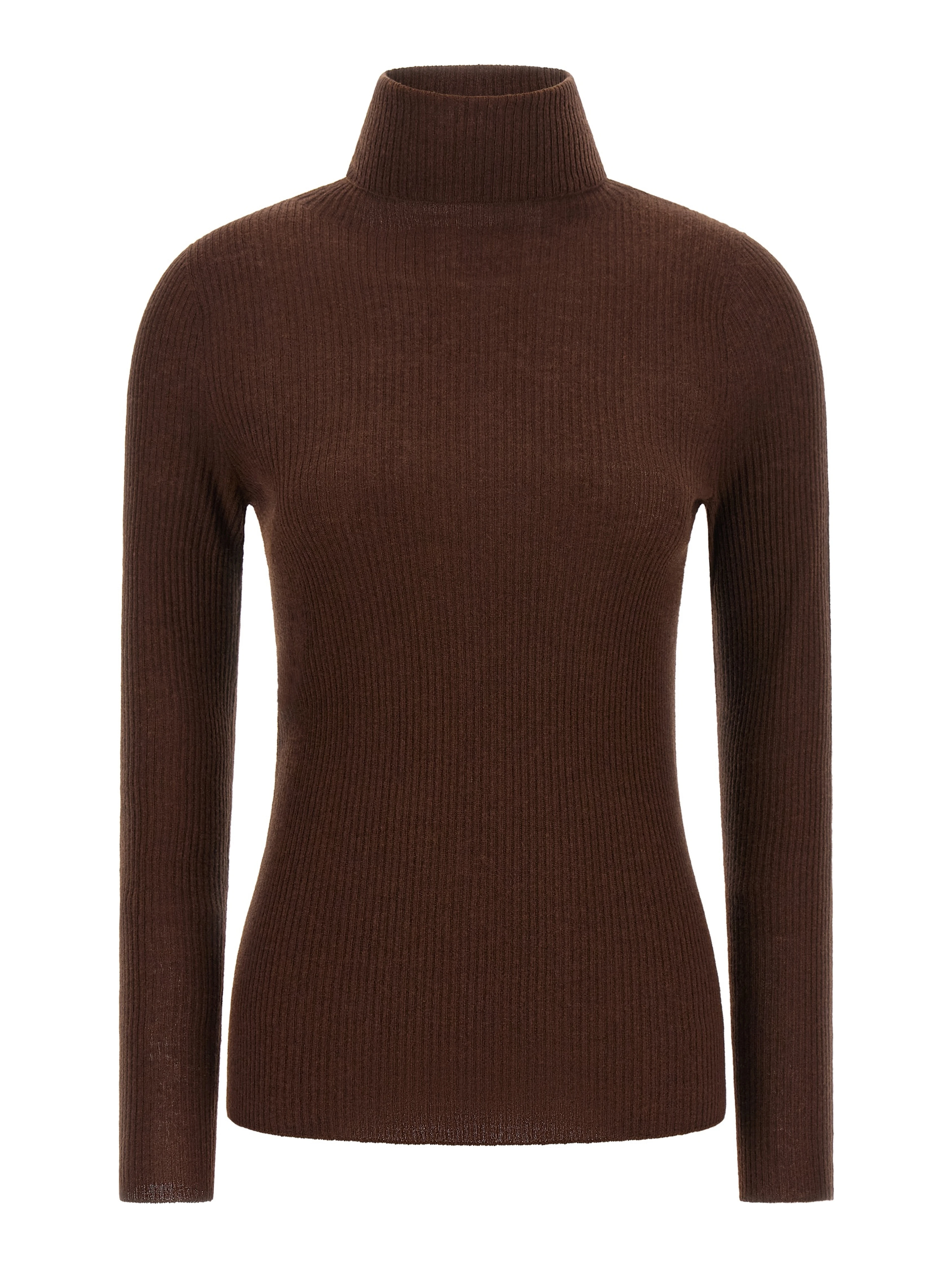 Brown Virgin Wool Cardigan