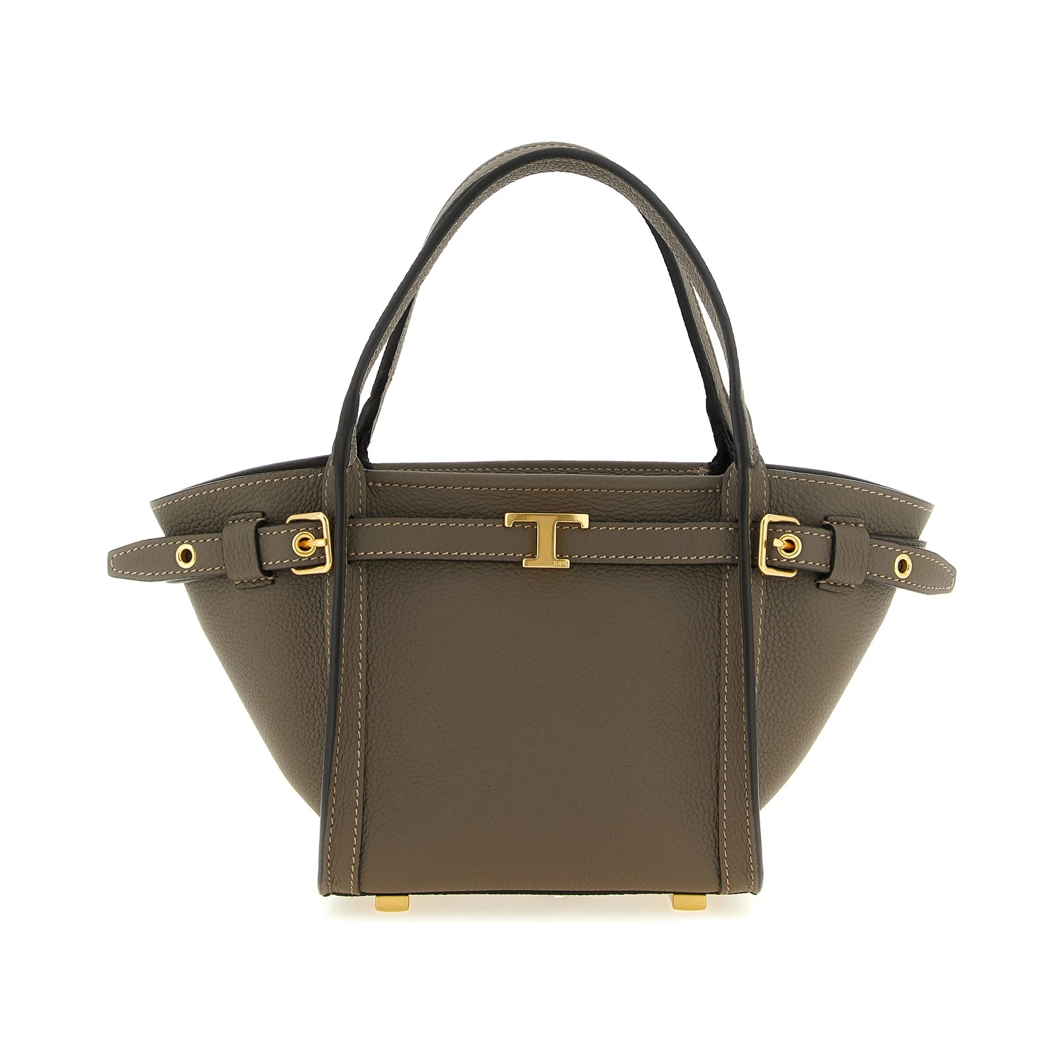 Gray Calfskin Tote Bag