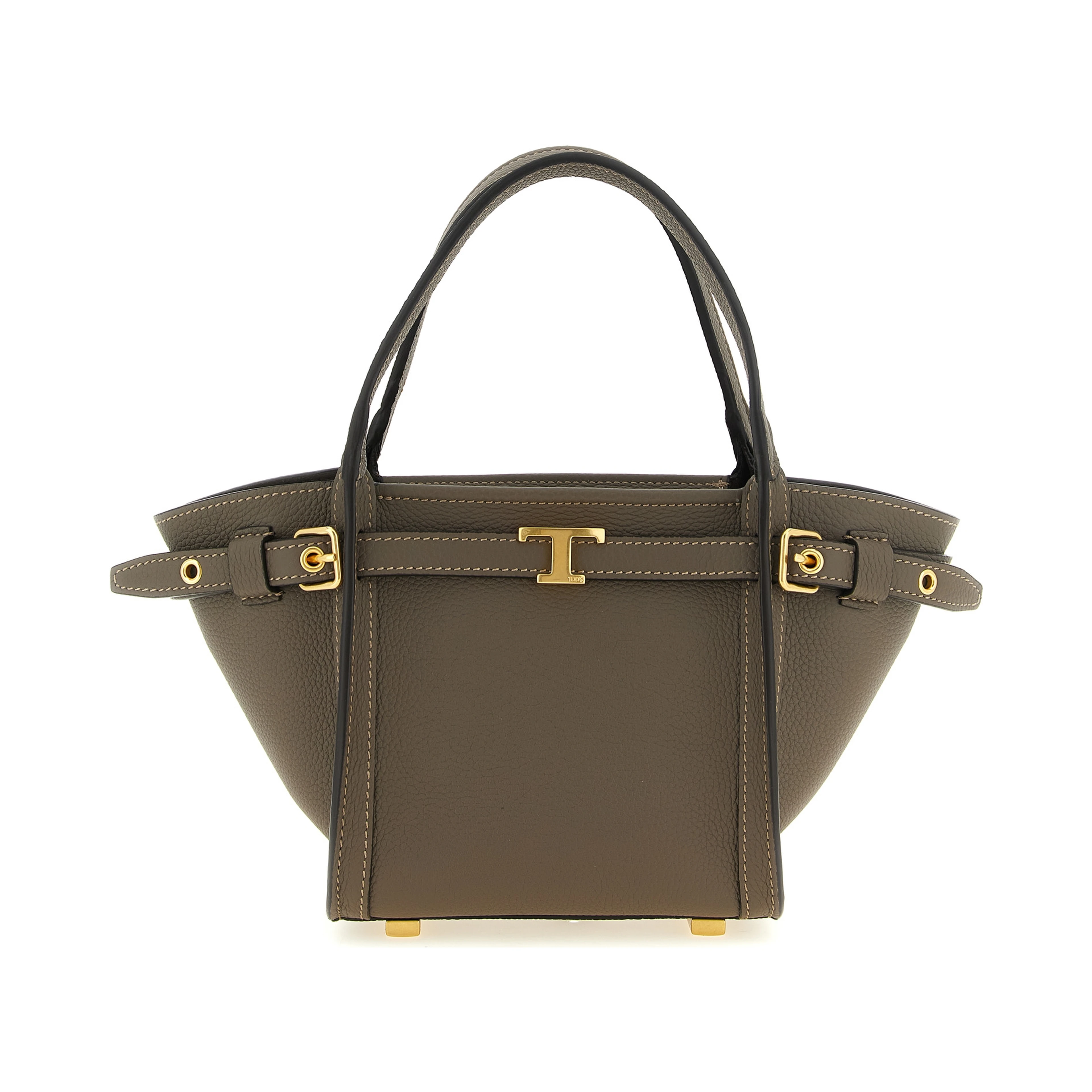 Gray Calfskin Tote Bag