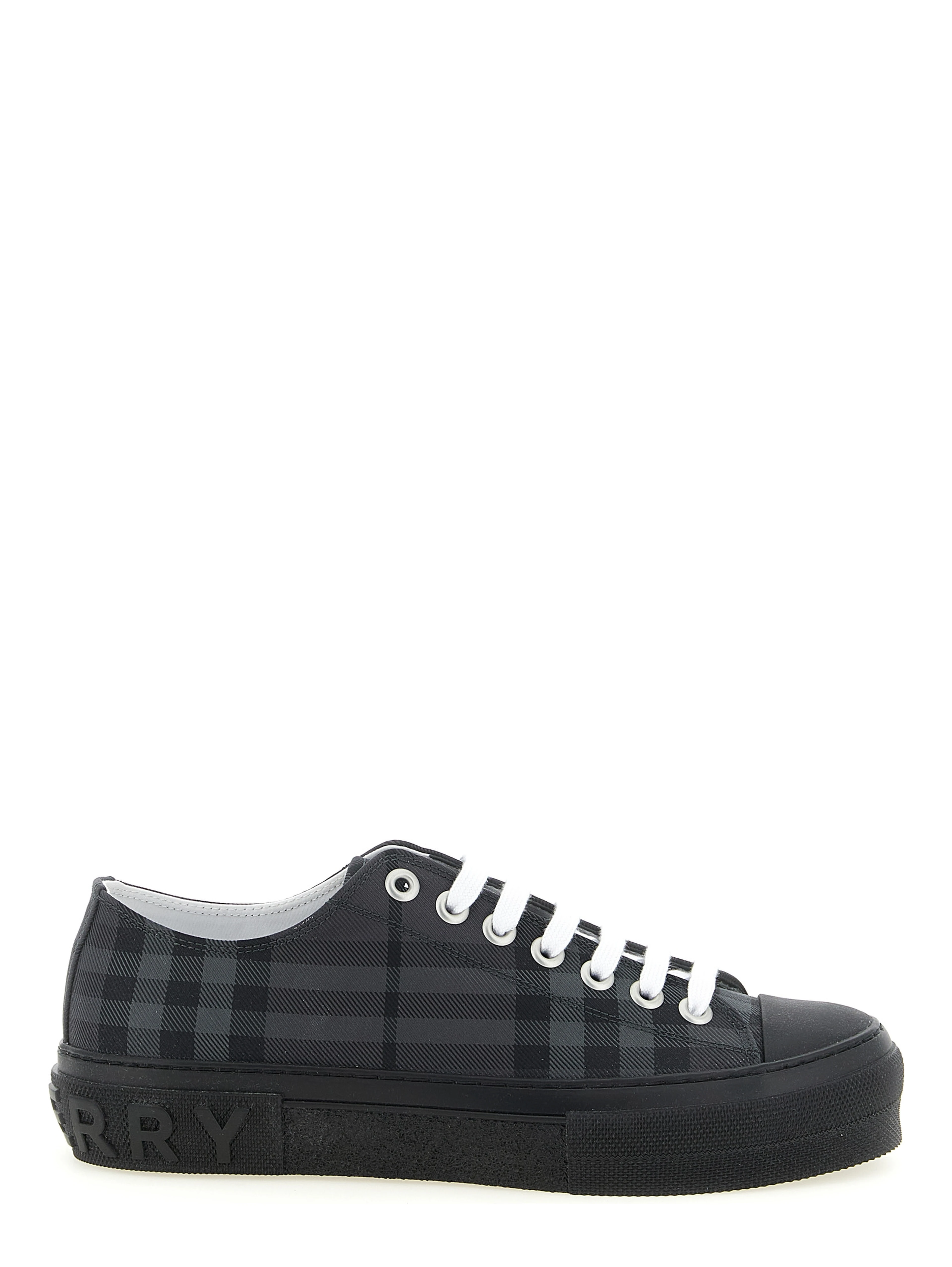 Gray Polyamide Low Top Sneakers