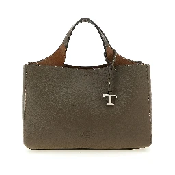 Gray Calfskin Handbag