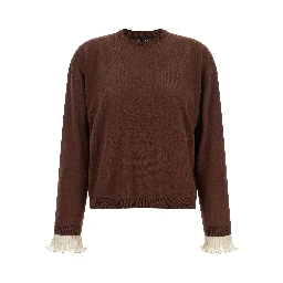 Brown Virgin Wool Cardigan