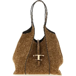 Brown Calfskin Tote Bag