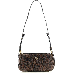 Brown Calfskin Crossbody Bag