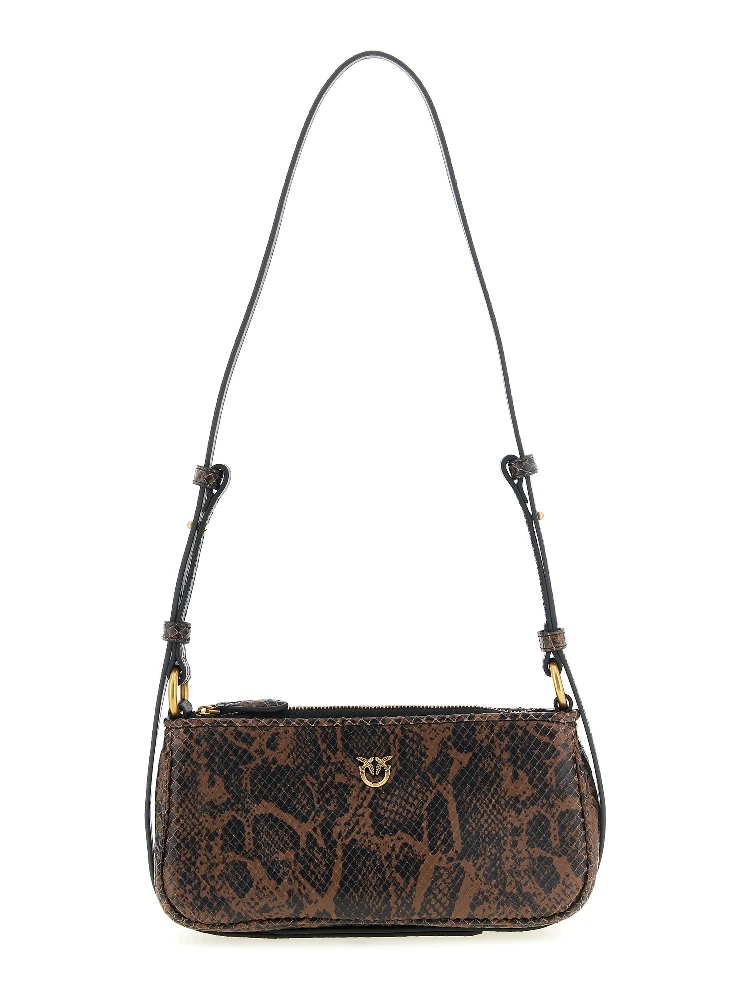 Brown Calfskin Crossbody Bag