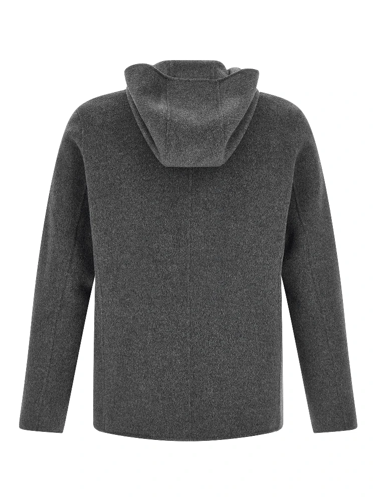 Gray Wool Full-Length Jacket alternative
