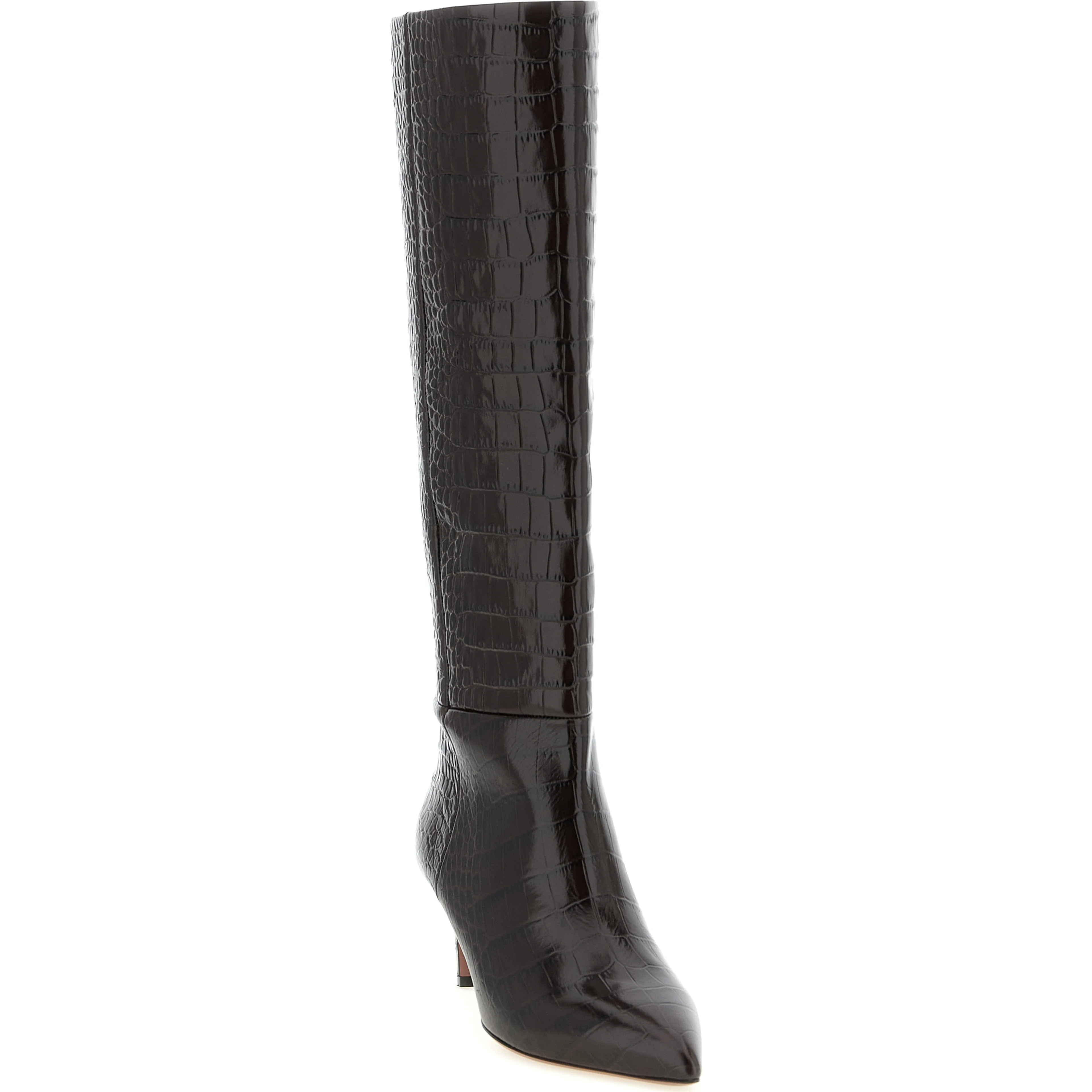 Brown Calfskin Over The Knee