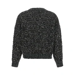 Gray Elastane Cardigan