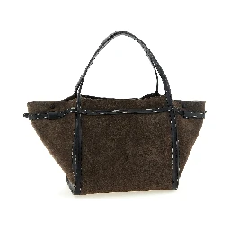 Brown Calfskin Tote Bag