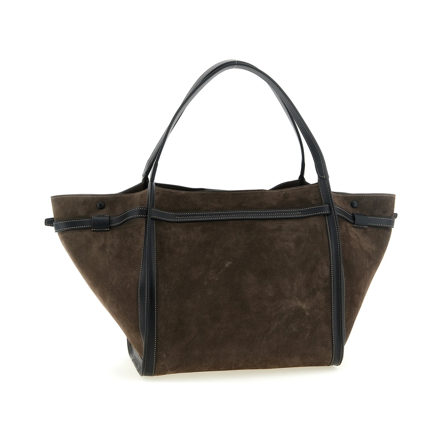 Brown Calfskin Tote Bag