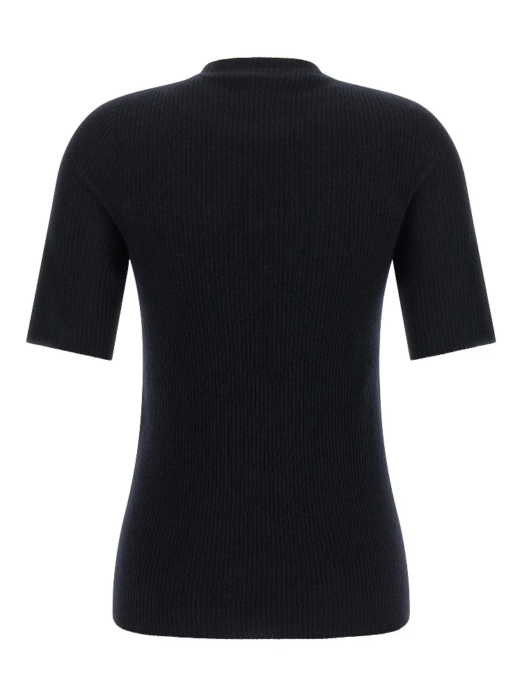 Blue Virgin Wool T-Shirt alternative