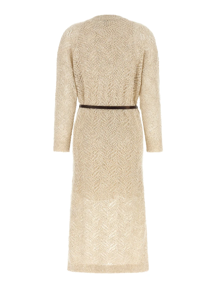 Beige Polyamide Midi Dress alternative