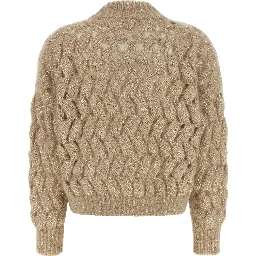 Beige Wool Cardigan