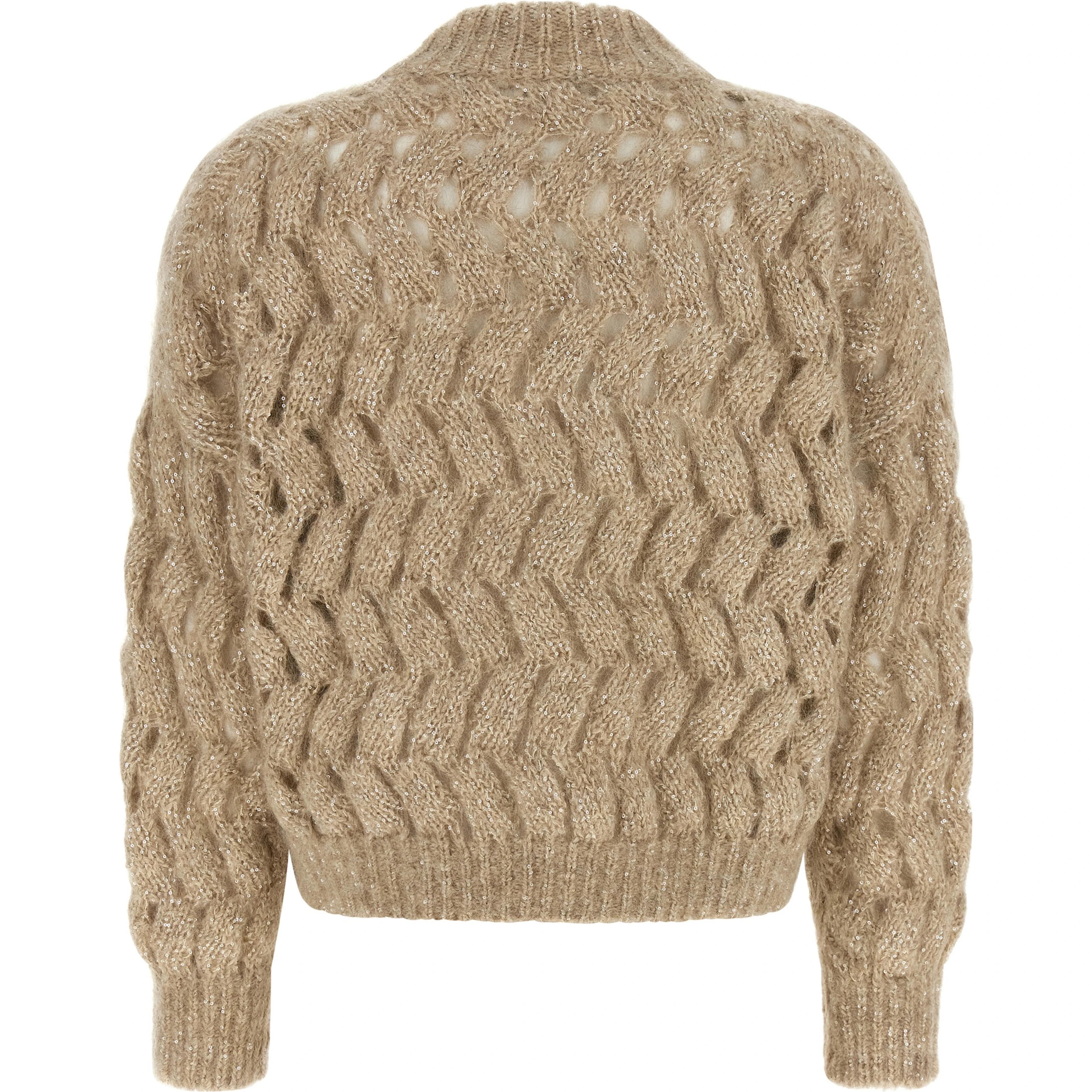 Beige Wool Cardigan