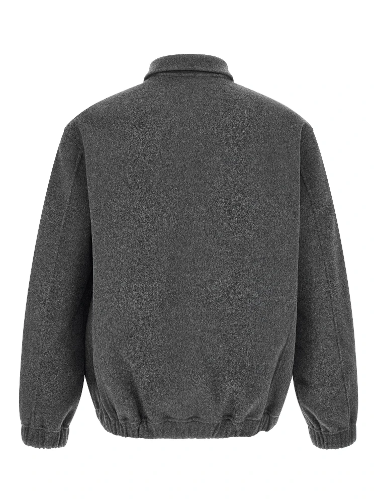 Gray Wool Full-Length Jacket alternative