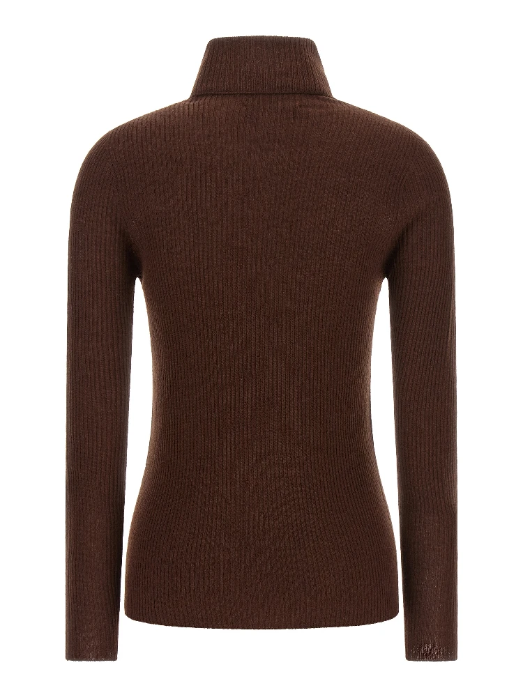 Brown Virgin Wool Cardigan alternative