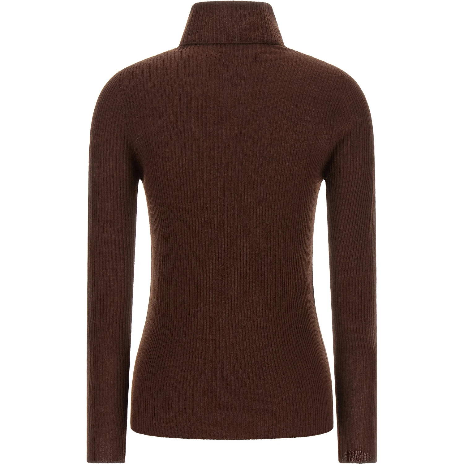 Brown Virgin Wool Cardigan