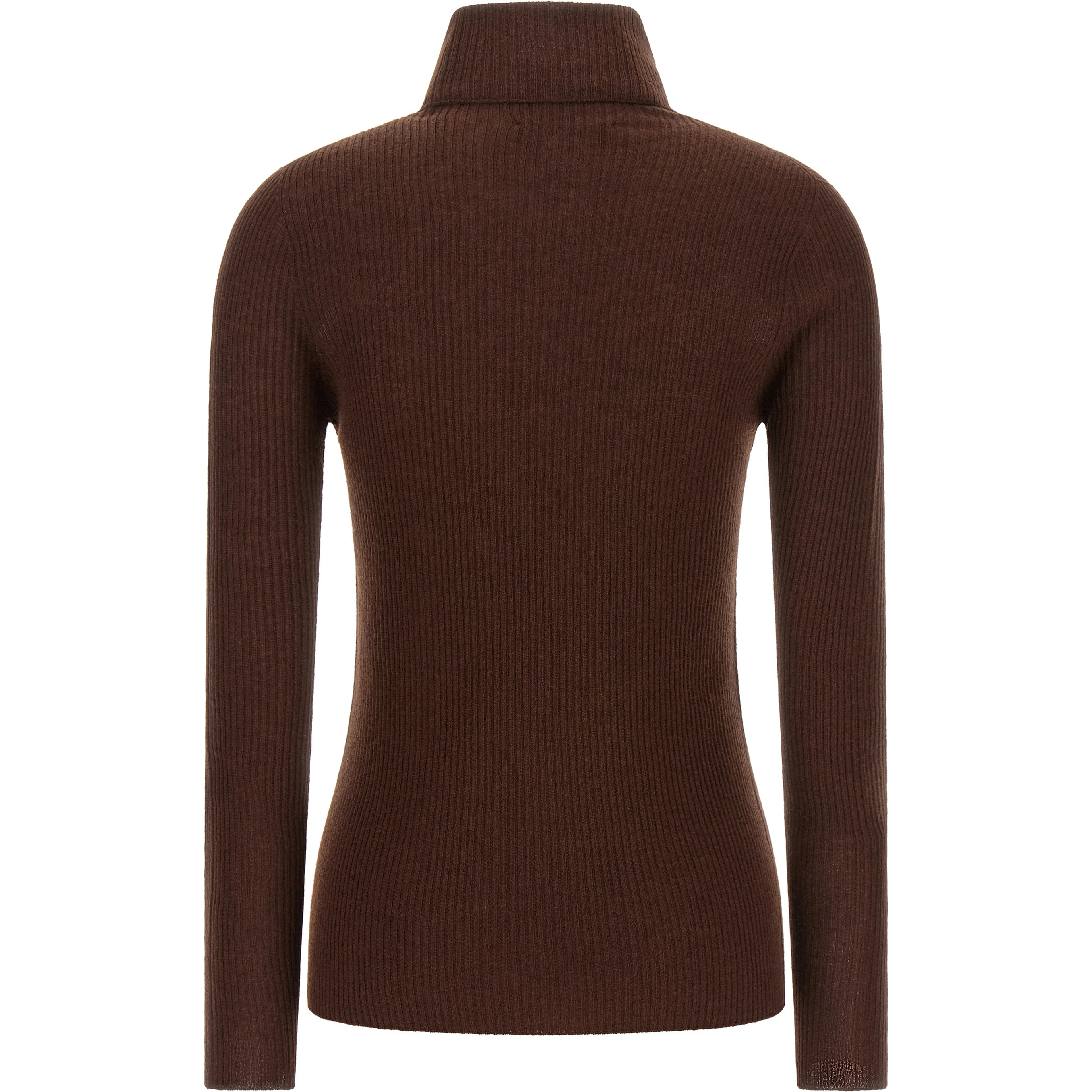 Brown Virgin Wool Cardigan