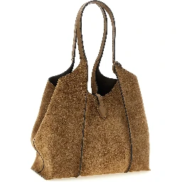 Brown Calfskin Tote Bag