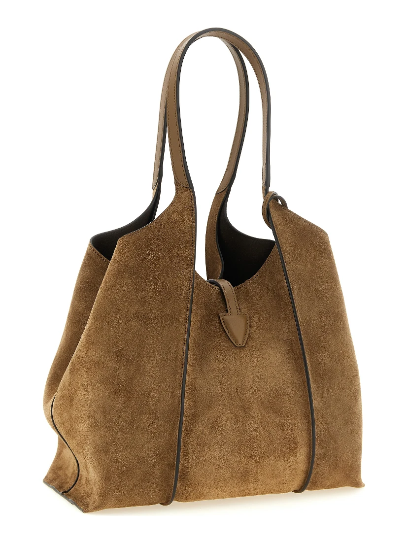 Brown Calfskin Tote Bag