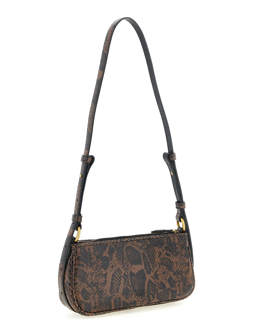Brown Calfskin Crossbody Bag